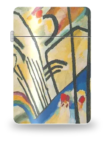Composizione IV di Vasilij Kandinskij – cover d’arte per inserto di accendino