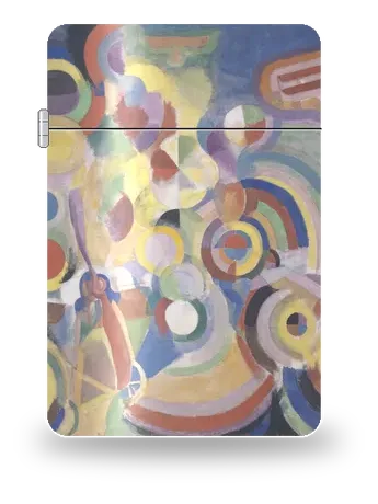 Hommage à Blériot de Robert Delaunay – boîtier d’art pour insert de briquet