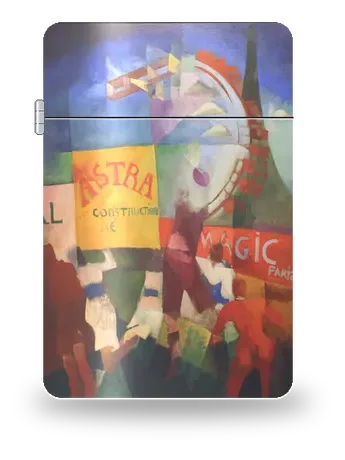 The Cardiff Team by Robert Delaunay — art case for a lighter insert