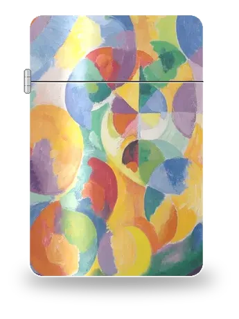 Circular Forms, Sun and Moon by Robert Delaunay — art case for a lighter insert