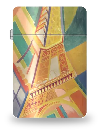 Torre Eiffel di Robert Delaunay – cover d’arte per inserto di accendino
