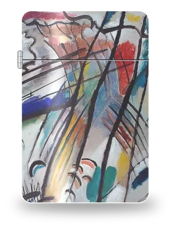 Improvisation 28 (zweite Fassung) von Wassily Kandinsky – Kunsthülle für einen Feuerzeugeinsatz
