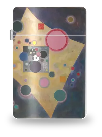 Accent en rose de Vassily Kandinsky – boîtier d’art pour insert de briquet