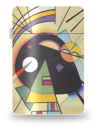 Nero e violetto di Vasilij Kandinskij – cover d’arte per inserto di accendino
