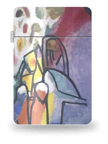Improvisation 19 de Vassily Kandinsky – boîtier d’art pour insert de briquet