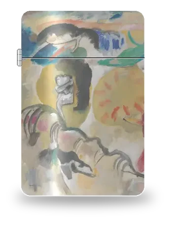 Improvisation 27 (Garten der Liebe II) von Wassily Kandinsky – Kunsthülle für einen Feuerzeugeinsatz