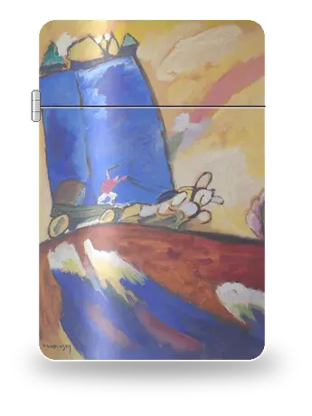 Painting with Troika by Wassily Kandinsky — art case for a lighter insert