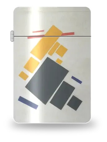 Suprematist Composition: Airplane Flying by Kazimir Malevich — art case for a lighter insert