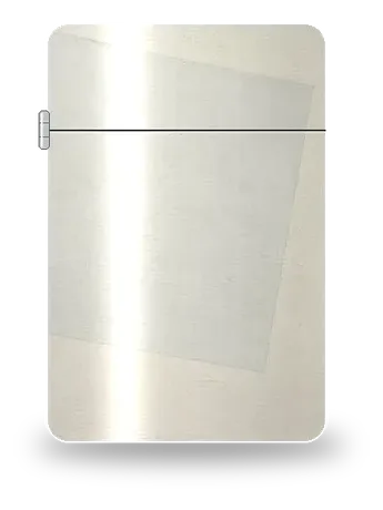 Composition suprématiste : Blanc sur blanc de Kasimir Malevitch – boîtier d’art pour insert de briquet