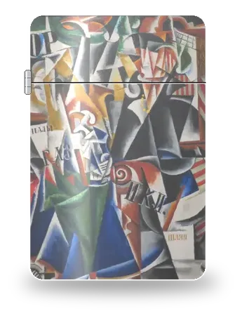 The Traveler by Lyubov Popova — art case for a lighter insert
