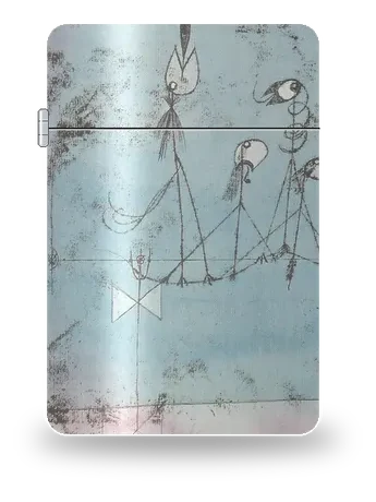 Twittering Machine by Paul Klee — art case for a lighter insert