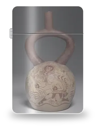 Moche Vessel with Running Figures by Ancient Americas · Andes & Olmec — art case for a lighter insert