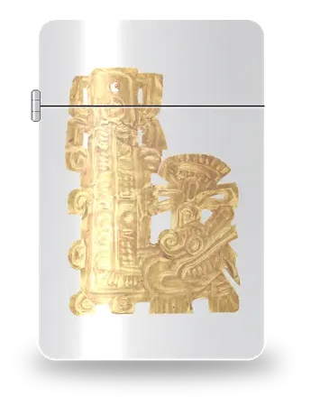 金羽蛇飾（古代美洲·阿茲特克）藝術外殼