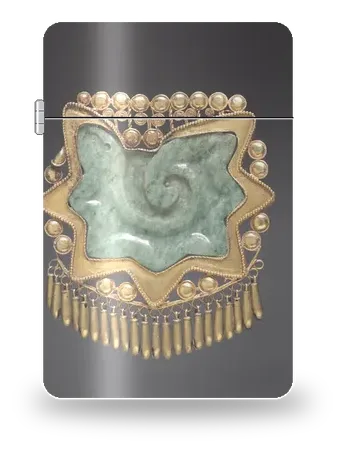 玉海螺金胸飾（古代美洲·阿茲特克）藝術外殼
