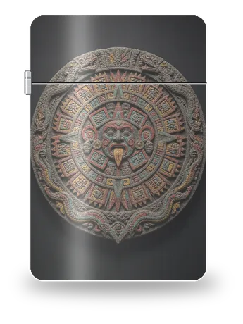 Aztec Sun Stone by Ancient Americas · Aztec — art case for a lighter insert