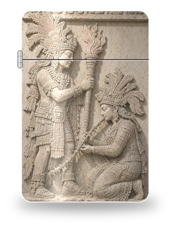 Yaxchilan Lintel 24 by Ancient Americas · Maya — art case for a lighter insert