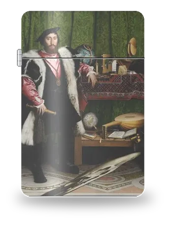 Gli ambasciatori di Hans Holbein il Giovane – cover d’arte per inserto di accendino
