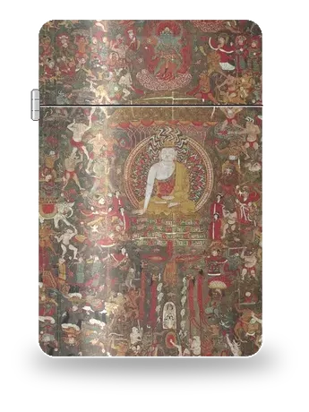 Le Bouddha triomphant de Māra de Civilisations antiques · Dunhuang – boîtier d’art pour insert de briquet