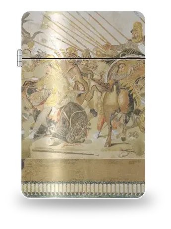 The Alexander Mosaic (Battle of Issus) by Ancient Civilizations · Greece & Rome — art case for a lighter insert