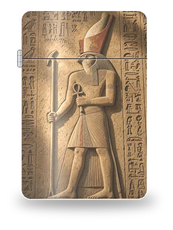 Horus, le dieu faucon de Civilisations antiques · Égypte – boîtier d’art pour insert de briquet