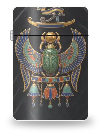 Winged Scarab Pectoral of Tutankhamun by Ancient Civilizations · Egypt — art case for a lighter insert