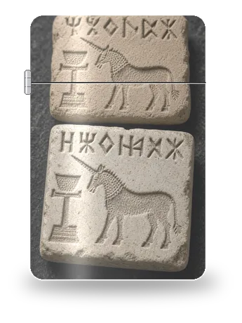哈拉帕"獨角獸"印章（古代文明·古印度）藝術外殼