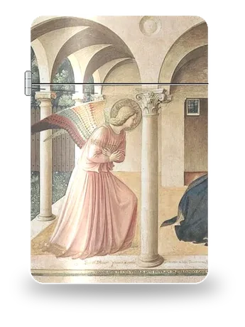 Annunciazione del corridoio Nord di Beato Angelico – cover d’arte per inserto di accendino