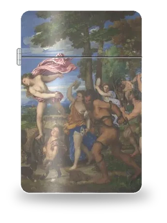 Bacchus and Ariadne by Titian — art case for a lighter insert