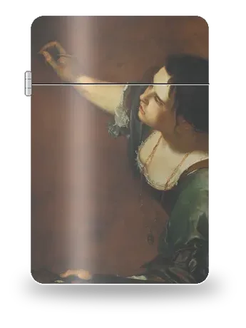 Selbstbildnis als Allegorie der Malerei von Artemisia Gentileschi – Kunsthülle für einen Feuerzeugeinsatz