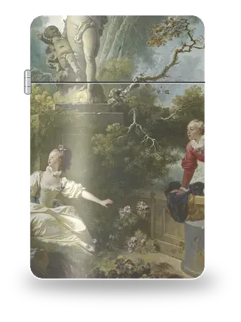 The Progress of Love: The Meeting by Jean-Honoré Fragonard — art case for a lighter insert