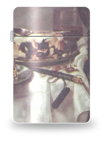 Natura morta con torta di more di Willem Claesz. Heda – cover d’arte per inserto di accendino