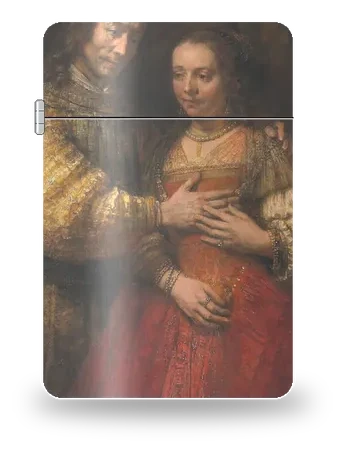 The Jewish Bride by Rembrandt — art case for a lighter insert
