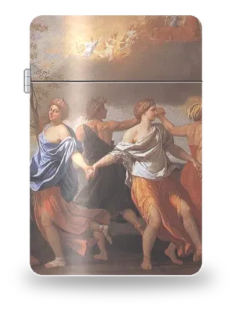 A Dance to the Music of Time by Nicolas Poussin — art case for a lighter insert
