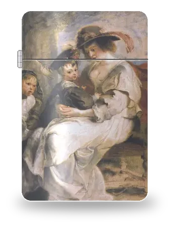 Helena Fourment with Her Children by Peter Paul Rubens — art case for a lighter insert
