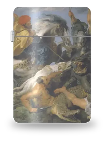 獵河馬與鱷魚（魯本斯）藝術外殼