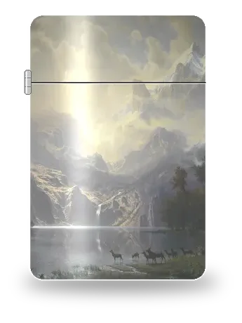 In der Sierra Nevada, Kalifornien von Albert Bierstadt – Kunsthülle für einen Feuerzeugeinsatz