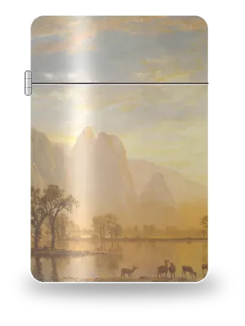 Tal von Yosemite von Albert Bierstadt – Kunsthülle für einen Feuerzeugeinsatz
