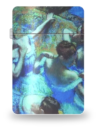 Blue Dancers by Edgar Degas — art case for a lighter insert
