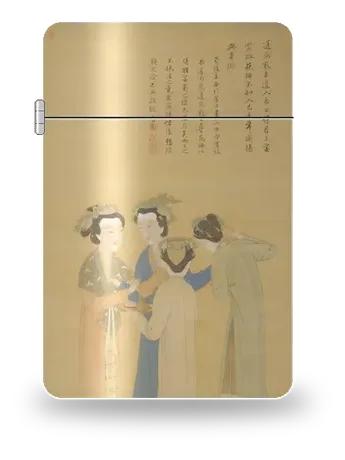 Court Ladies of the Former Shu by Tang Yin — art case for a lighter insert