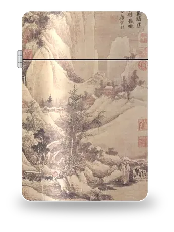 函関雪霽図（唐寅）のアートケース