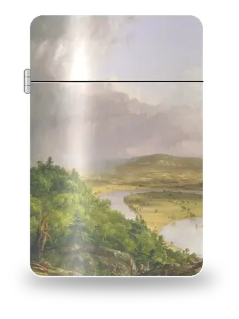 牛軛湖（暴風雨後的康涅狄格河）（托馬斯·科爾）藝術外殼