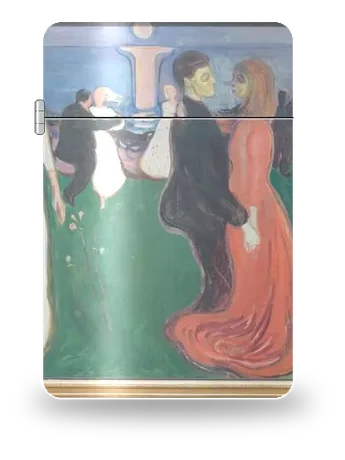 La danza della vita di Edvard Munch – cover d’arte per inserto di accendino
