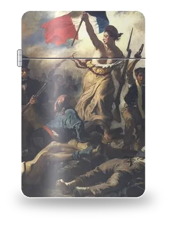 La Liberté guidant le peuple de Eugène Delacroix – boîtier d’art pour insert de briquet