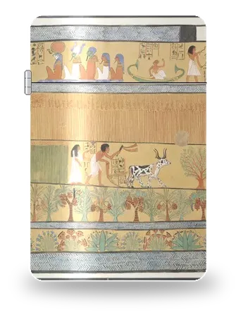 Sennedjem aux champs d’Ialou de Peinture de l’Égypte ancienne – boîtier d’art pour insert de briquet