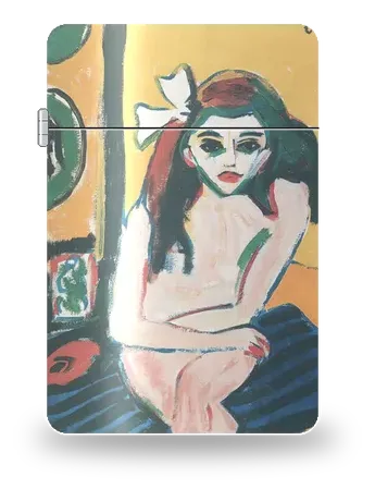 Marzella de Ernst Ludwig Kirchner – boîtier d’art pour insert de briquet
