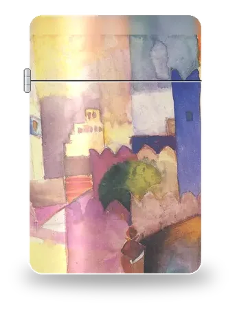 Kairouan di August Macke – cover d’arte per inserto di accendino