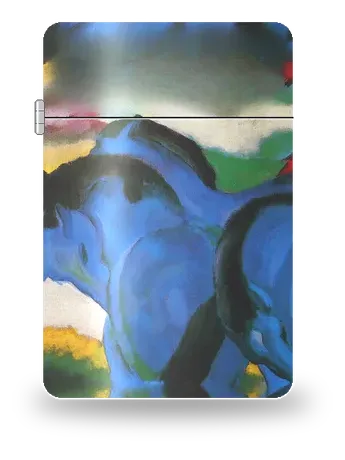 The Little Blue Horses by Franz Marc — art case for a lighter insert