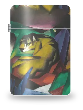 La tigre di Franz Marc – cover d’arte per inserto di accendino