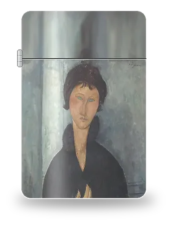 Donna dagli occhi blu di Amedeo Modigliani – cover d’arte per inserto di accendino