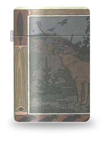 Le Prince Ivan et le Loup gris de Ivan Bilibine – boîtier d’art pour insert de briquet